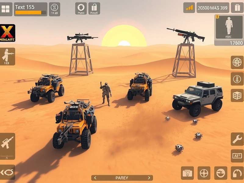 Desert Blaze Fighters weapons and vehicles showcase
